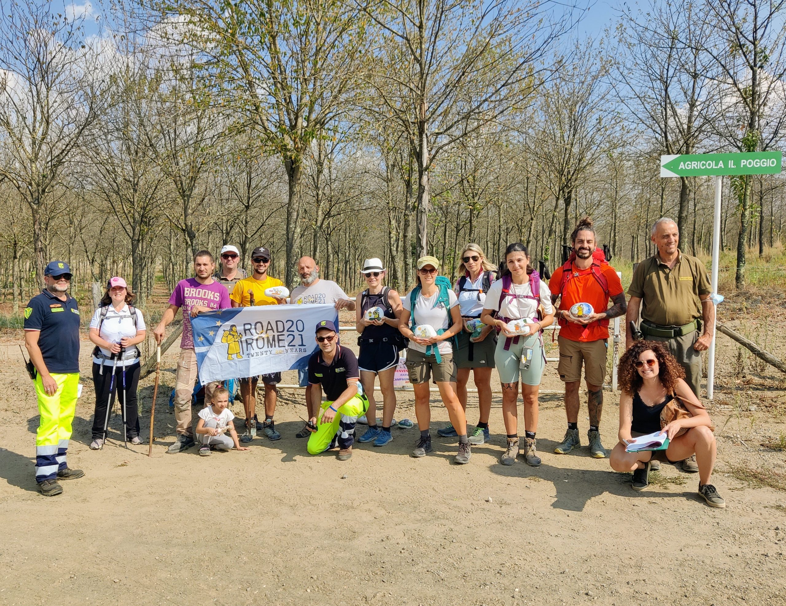 La staffetta europea lungo la Via Francigena arriva a Roma
