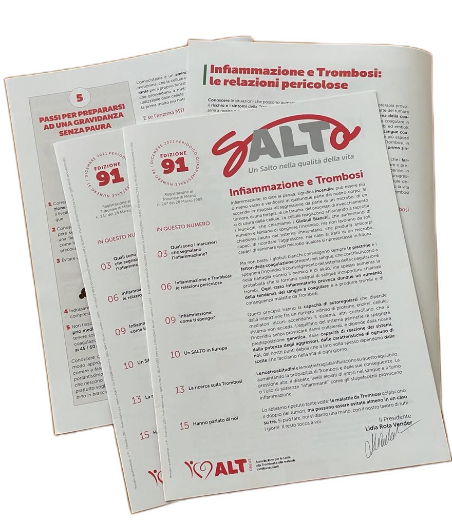 INFIAMMAZIONE E TROMBOSI: UNA RELAZIONE PERICOLOSA