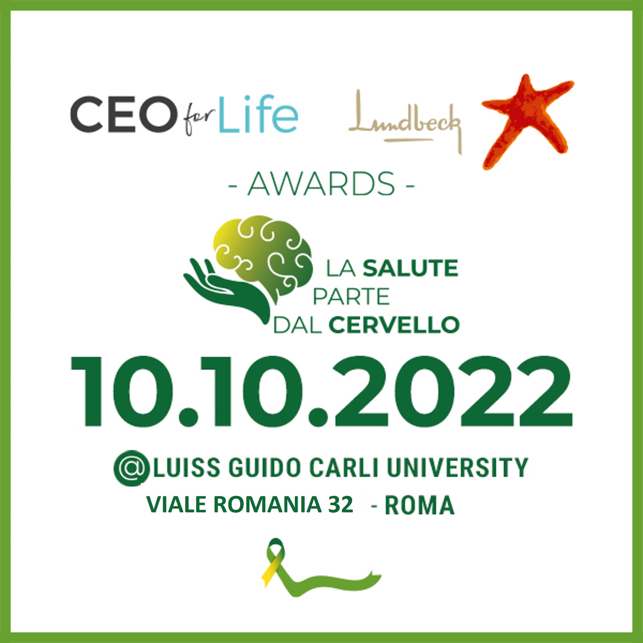 GIORNATA DELLA SALUTE MENTALE: ENEL PREMIATA AI CEO FOR LIFE