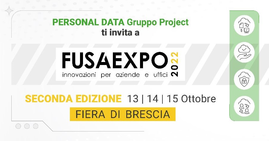 PERSONAL DATA PARTECIPA ANCHE QUEST'ANNO AL FUSA EXPO DI BRESCIA