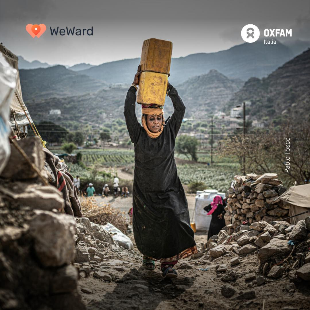 WEWARD E OXFAM ITALIA INSIEME PER COSTRUIRE SERBATOI D’ACQUA POTABILE IN SIRIA, YEMEN, ETIOPIA
