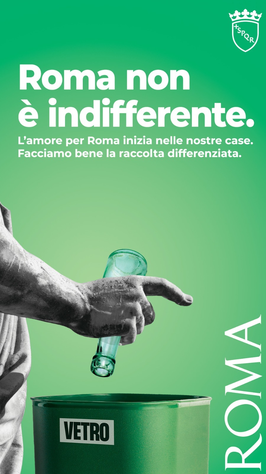 ROMA VINCE AI POLARIS AWARDS CON LA CAMPAGNA SU RACCOLTA DIFFERENZIATA