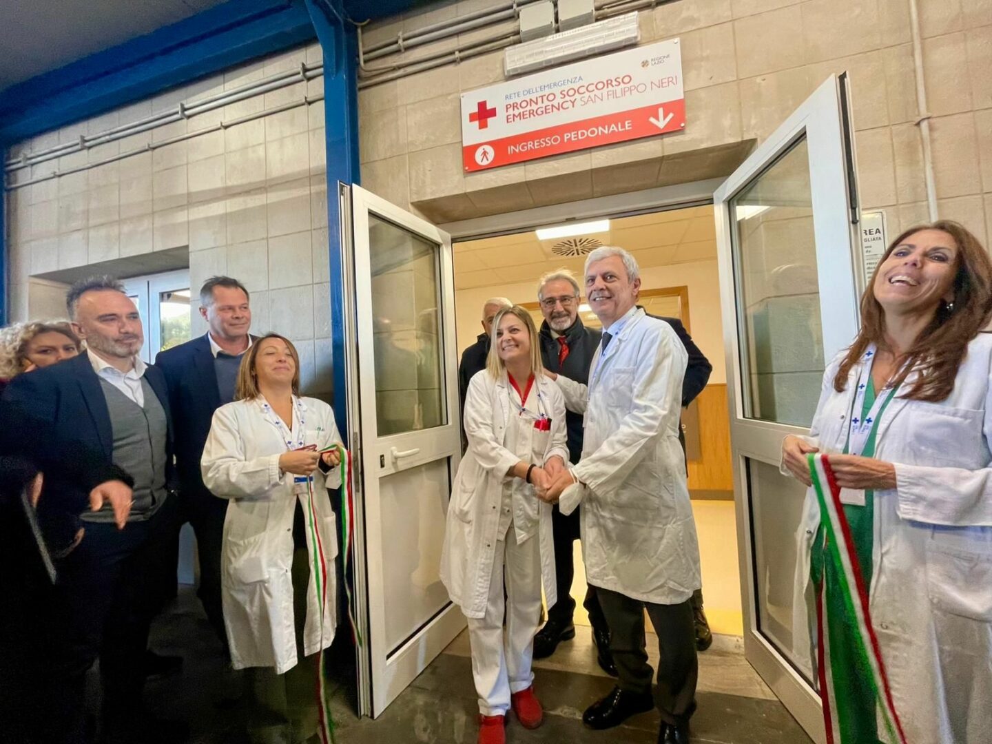 Rocca inaugura il nuovo Pronto Soccorso del San Filippo Neri