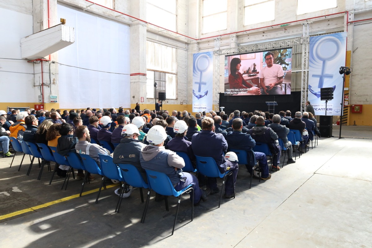 Fincantieri a Palermo con Respect for Future per la prevenzione della violenza di genere