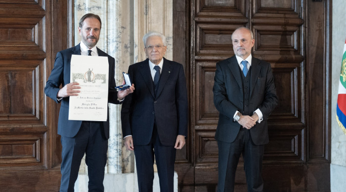 Cerimonia di consegna delle medaglie al Merito della Sanità Pubblica e ai Benemeriti della Salute Pubblica